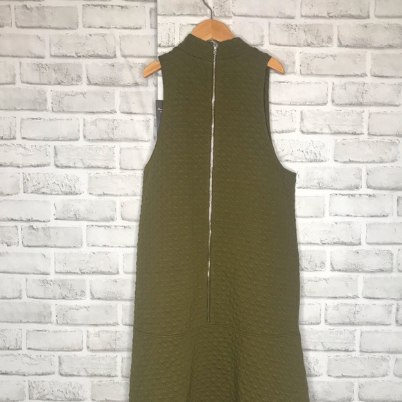 Dark Green Abercrombie and Fitch Skater Dress - Picture 5 of 8